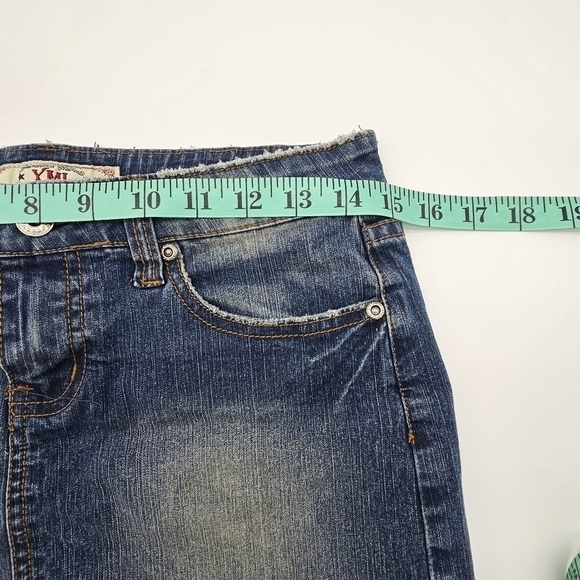 YMI Women's Jean Skirt, Denim Blue, Size 3 - Picture 11 of 11
